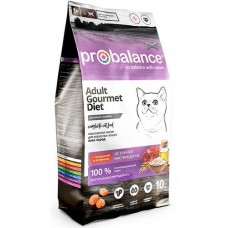 ProBalance Cat Gourmet diet Adult - сухой корм для взрослых кошек (говядина и ягненок)