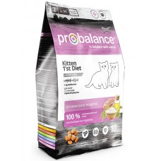 ProBalance Cat 1'st Diet Kitten - сухой корм для котят, с цыпленком и рисом