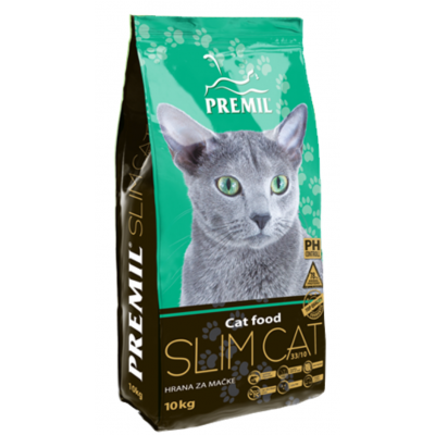 PREMIL Slim Cat SuperPremium - корм для стерилизованных кошек с мясом индейки и цыпленком