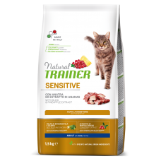 Trainer Natural Adult Sensitive - сухой корм для кошек с чувствительным пищеварением (утка)