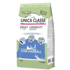 Unica Classe Adult Longevity Star Hairball сухой корм для взрослых кошек, форель