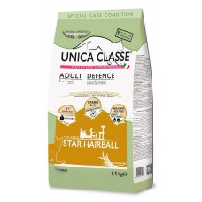 Unica Classe Adult Defense Star Hairball - сухой корм для взрослых кошек, курица