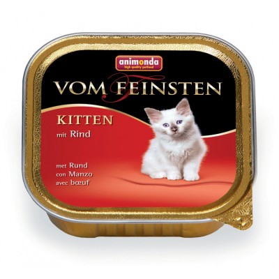 Vom Feinsten - паштет для котят, говядина (100 г) (арт. ВЕТ83448)