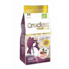 Crockex Wellness Adult Mini Rabbit & Rice 27/19 - корм для взрослых собак мини пород с кроликом и рисом