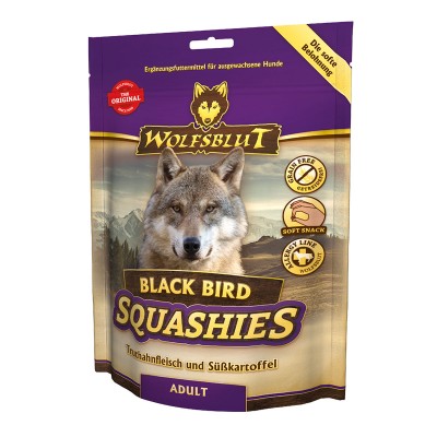 Wolfsblut Squashies Black Bird Adult мягкое печенье для взрослых собак с индейкой "Чёрная птица" 300 гр