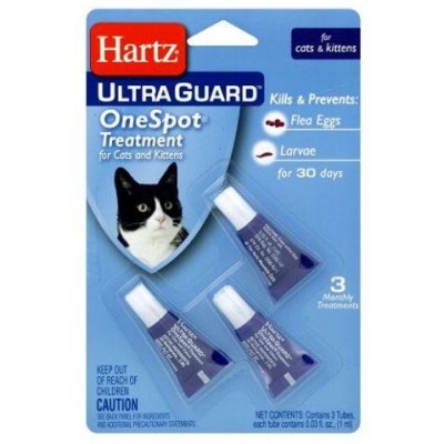 Hartz капли 3 в 1 для кошек и котят от блох, яиц и личинок (51672)