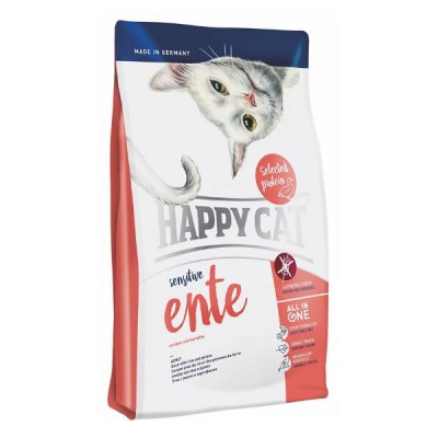 Happy Cat Sensitive Ente гипоаллергенный корм для котов с уткой