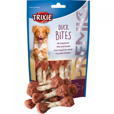 Trixie Premio Лакомство для собак, косточки с утиным мясом, 80 г