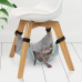 Beeztees Гамак на стул для кошек Hammock Loungy, 40*40см, серый (арт. 405322)