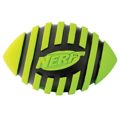 NERF Мяч для собак пищащий, для регби, 9 см, резина (арт. 22217)