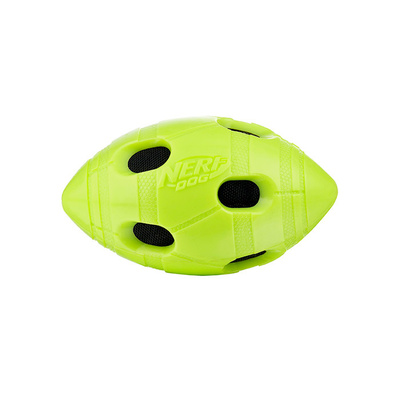NERF Мяч для собак хрустящий, для регби, термопластичная резина, 15 см (арт. 46852)