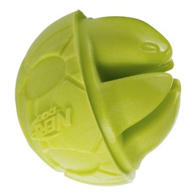 NERF Мяч для собак из вспененной резины, 6 см, зеленый (арт. 30823)