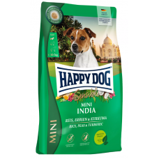 Happy Dog Sensible Mini India - вегетарианский корм для взрослых собак мелких пород с чувствительным пищеварением