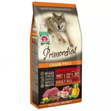 Primordial Dog Adult Grain-free Buffalo & Mackerel  - беззерновой корм для взрослых собак всех пород, с буйволом и свежей скумбрией