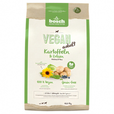 Bosch HPC Vegan Adult Potatoes & Peas - беззерновой веган-корм для взрослых собак, с картофелем и горохом