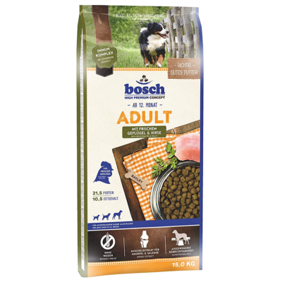 Bosch Adult Poultry Millet - сухой корм для взрослых собак (птица и просо)