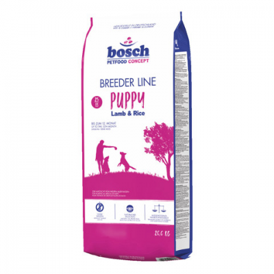 Bosch Breeder Line Puppy Lamb & Rice - корм для щенков всех пород от 2 месяцев, с ягненком и рисом