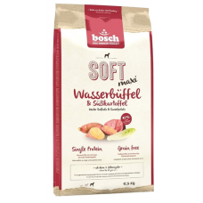 Bosch Soft Maxi Buffalo & Sweet Potato - полувлажный беззерновой корм для взрослых собак крупных пород, со свежим буйволом и бататом