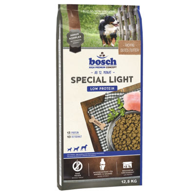 Bosch Dog Special Light - корм с пониженным содержанием протеина для взрослых собак  с заболеваниями почек и печени