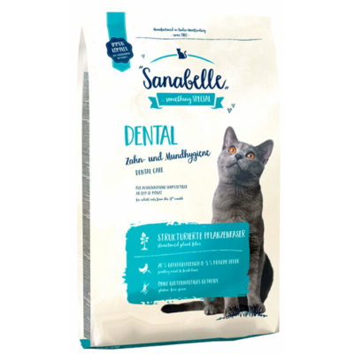 Bosch Adult Sanabelle Dental - корм для чистки зубов и удаления зубного налета у кошек от 1 года, с птицей