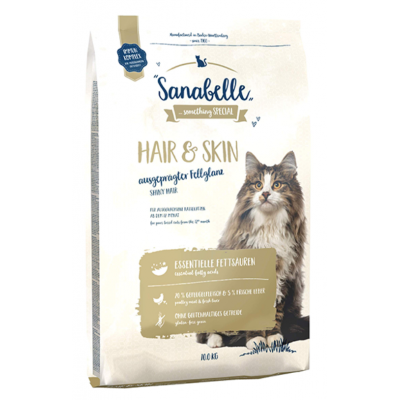 Bosch Adult Sanabelle Hair & Skin - корм для поддержания здоровой шерсти и кожи длинношерстных кошек, с птицей