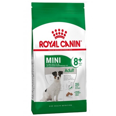 Royal Canin Mini Adult 8+ - полнорационный сухой корм для собак мелких пород старше 8 лет
