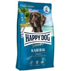 Happy Dog Sensible Karibik Seefisch - монобелковый беззерновой корм для собак с чувствительным пищеварением, с морской рыбой
