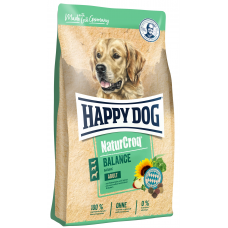 Happy Dog NaturCroq Balance - сухой корм для собак всех пород, с домашней птицей, творогом и травами