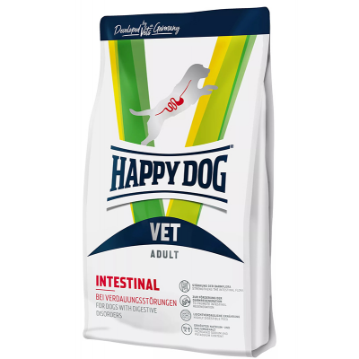 Happy Dog Vet Diet Intestinal - лечебный корм для взрослых собак с острыми или хроническими заболеваниями ЖКТ
