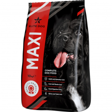 Elite Dog Maxi Adult - полнорационный сухой корм для взрослых собак крупных пород, с мясом и злаками