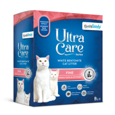 BentySandy Ultra Care Fine - комкующийся наполнитель для котят и кошек малого размера (мелкие гранулы)