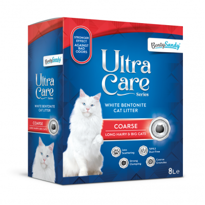 BentySandy Ultra Care Coarse - комкующийся наполнитель для длинношерстных кошек и крупных кошек