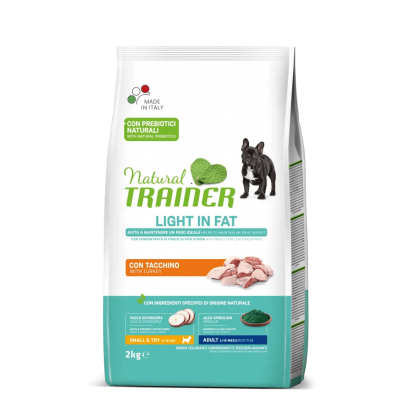 Trainer Natural Adult Light Mini - сухой корм для собак мелких пород со склонностью к избыточному весу, с индейкой