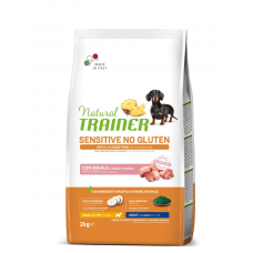 Trainer Natural Sensitive No Gluten Mini Adult - сухой корм для собак мелких и миниатюрных пород (свинина)