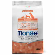 Monge Speciality Puppy & Junior All Breeds Salmon Rice - сухой корм для щенков всех пород, с лососем и рисом