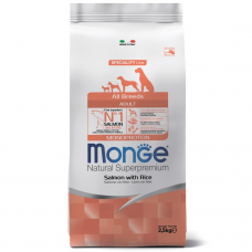 Monge Speciality Adult All Breeds Salmon & Rice - сухой корм для взрослых собак всех пород, с лососем и рисом