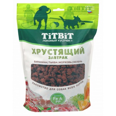 TitBit Лакомство для собак Хрустящий завтрак с Бараниной, 700 г (арт. 8024935)