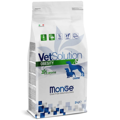 Monge VetSolution Dog Obesity - беззерновой лечебный сухой корм для собак при избыточном весе, с курицей и анчоусами