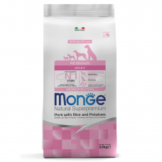 Monge Speciality Adult Dog Pork, Rice & Potatoes - сухой корм для взрослых собак всех пород, свинина, рис и картофель