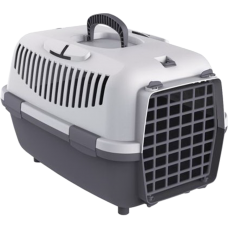 KIRI-KIRI Переноска-контейнер для кошек и собак до 6 кг NOMADE 1, с пластиковой дверцей, 48x32x32 см (арт. 50100, 50102, 50297)