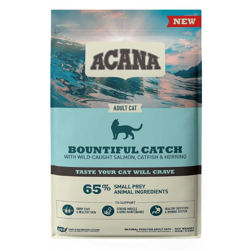 Акана для кошек купить. Acana Bountiful 4,5 кг. Acana Bountiful catch. Корм Акана с рыбой для собак. Acana корм для кошек 1,8 кг.