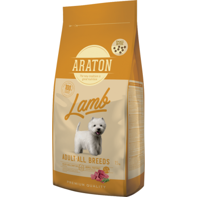 Araton Adult Lamb & Rice - корм для взрослых собак всех пород, с мясом ягненка и рисом