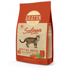 Araton Cat Adult Salmon & Chicken - cухой корм  для повседневного питания взрослых кошек, с лососем и курицей