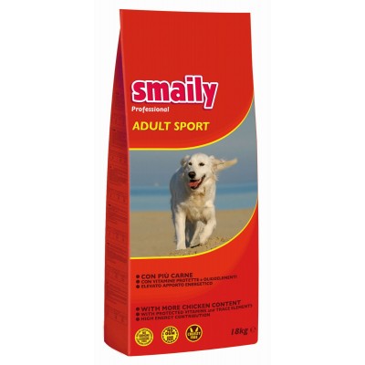 Smaily Professional Adult Sport - полноценный сухой корм для взрослых активных собак всех пород, с птицей