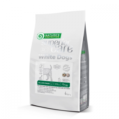 Nature’s Protection Superior Care White Dogs All Breeds Insect - корм для белых собак всех пород и возрастов, с белком насекомых