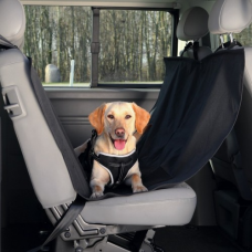 Trixie Автомобильная подстилка для собак, с бортиками, разделяемая,1,5х1,35м, черный (арт. 1348)
