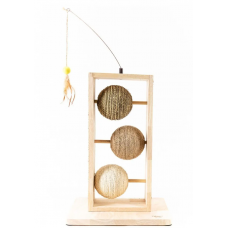 Beeztees Когтеточка-игровой комплекс для кошек Lomax, 34,5×29,5×50 см (арт. 409145)