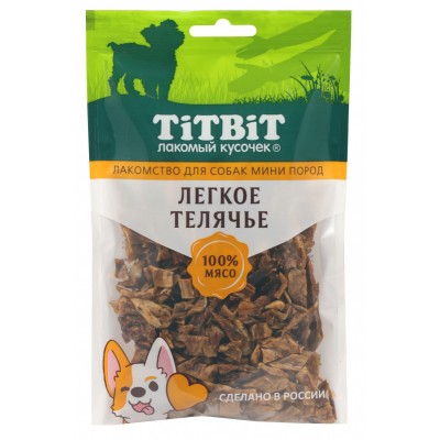 TiTBiT Mini Легкое телячье для собак мини пород, 50 г (арт. 024515)