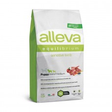 Alleva Equilibrium Puppy Mini Medium Sensitive Lamb & Rice - сухой корм для щенков мелких и средних пород, с ягненком и рисом