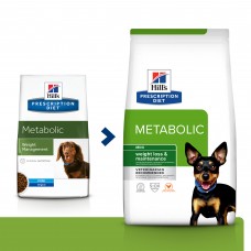 Hill's Prescription Diet Metabolic Mini - сухой диетический корм для собак мелких пород, способствует снижению и контролю веса, с курицей 
